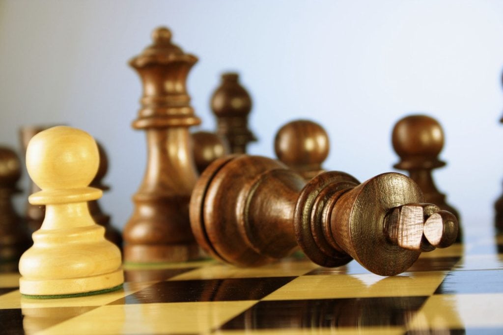 Chess pieces representing strategic thinking
